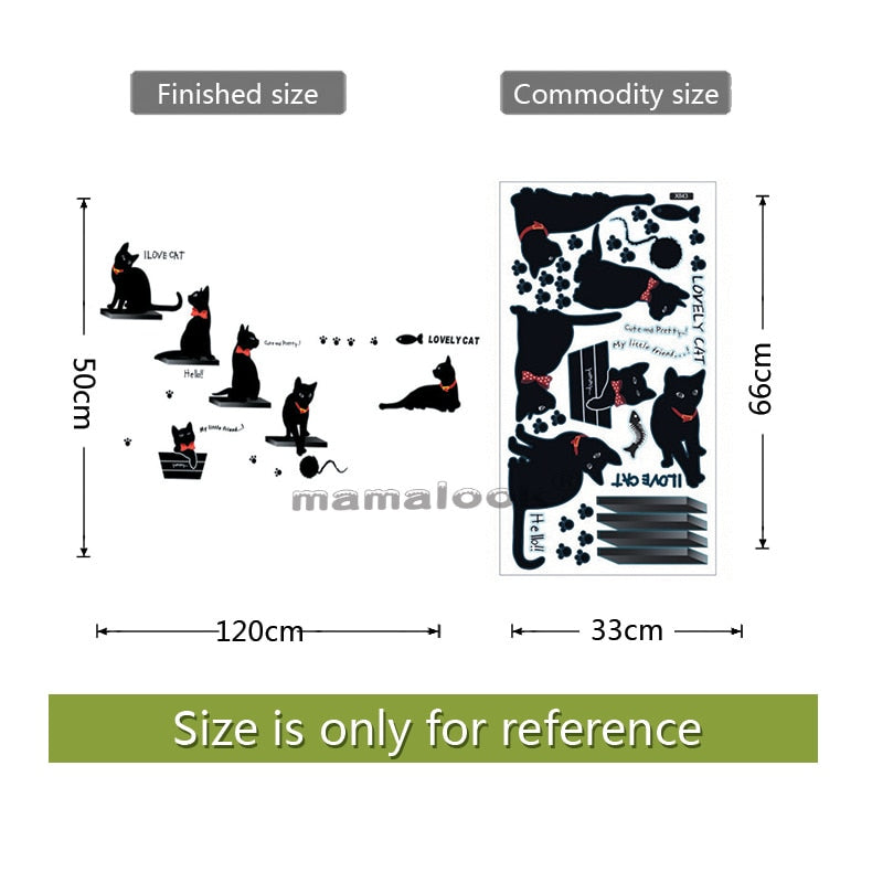 Black Cat Vinyl Wall Art