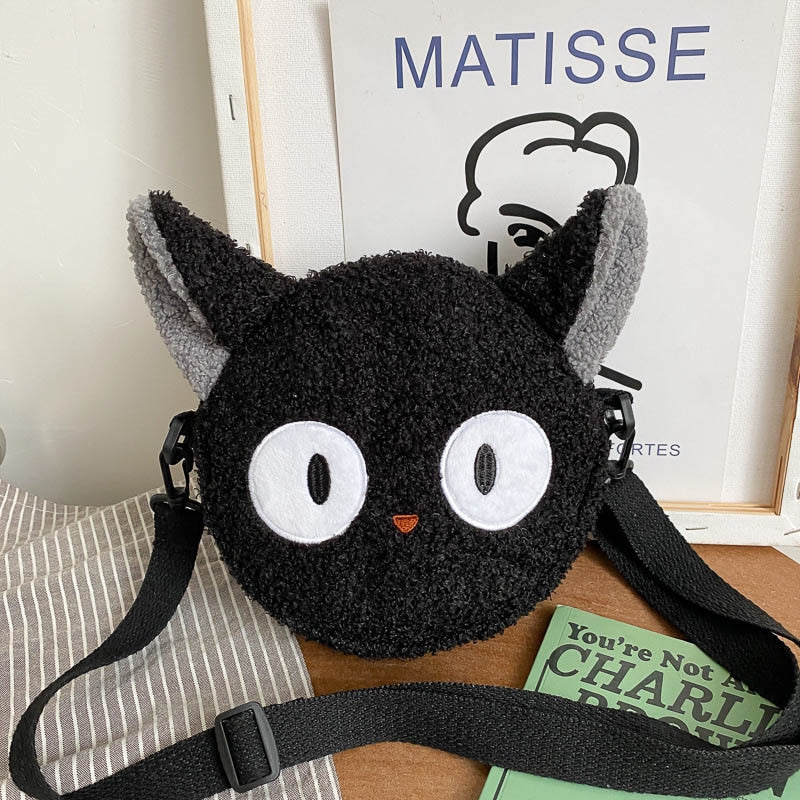 Black Crossbody Cat Purse - Cat purse