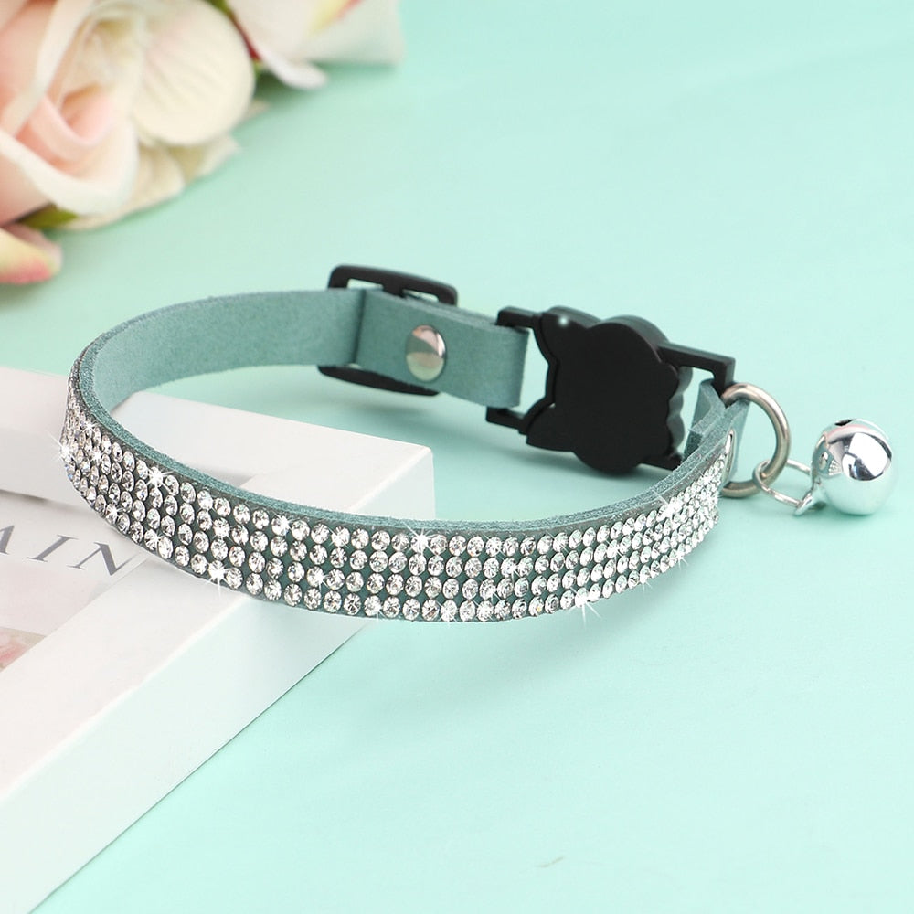 Bling Cat Collars - Blue / XS - Cat collars