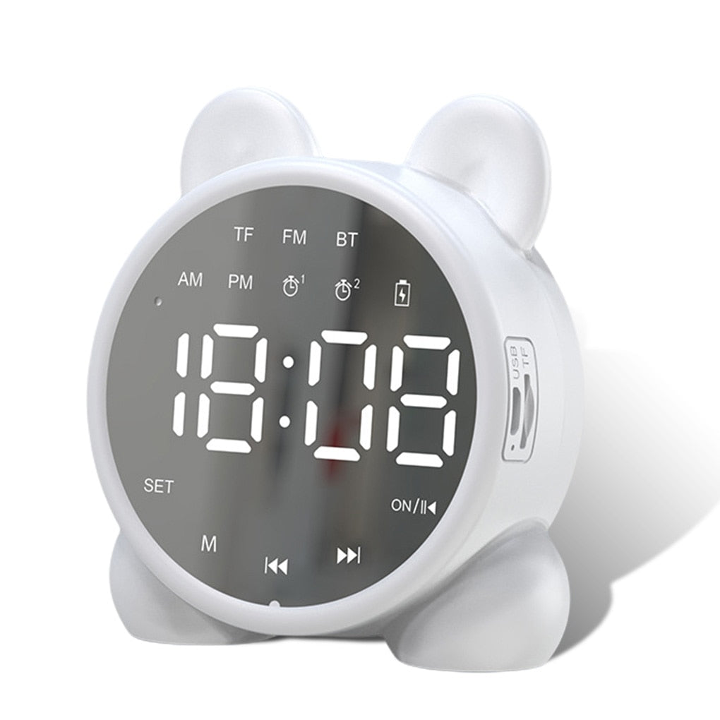 Bluetooth Cat Clock - White / United States
