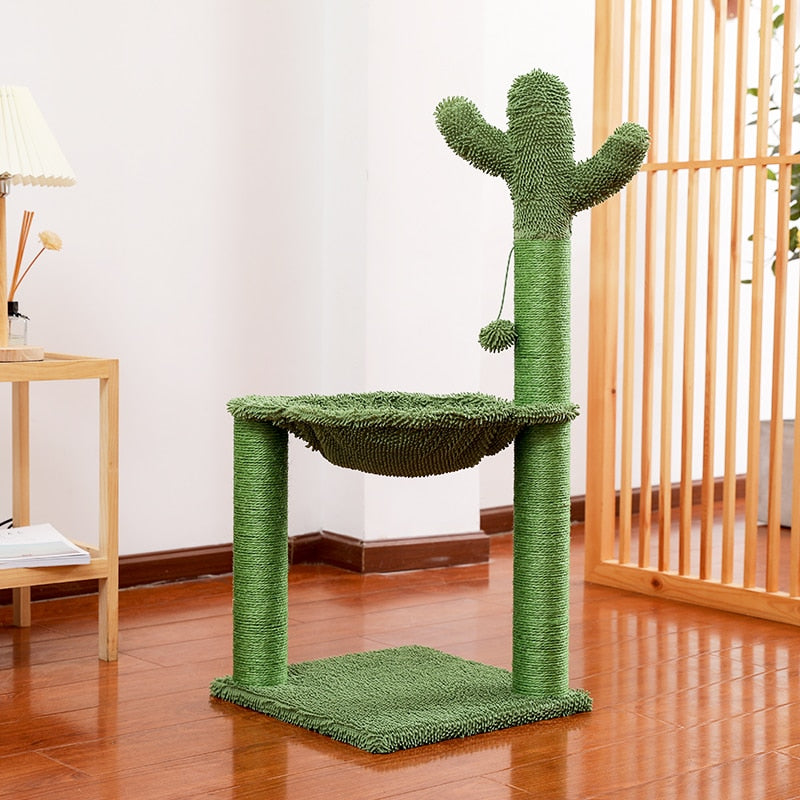 Cactus Hammock Cat Tree - Green / United States