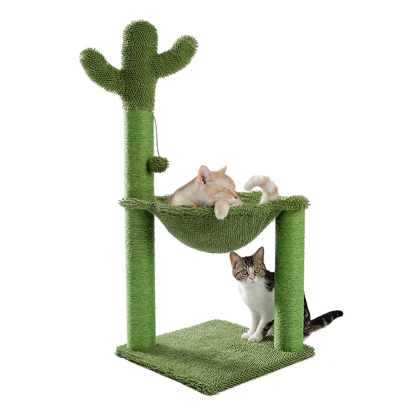 Cactus Hammock Cat Tree - Green / United States