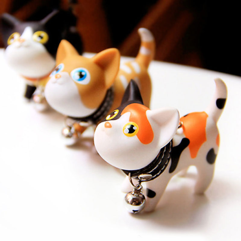 Calico Cat Keychain - Cat Keychains