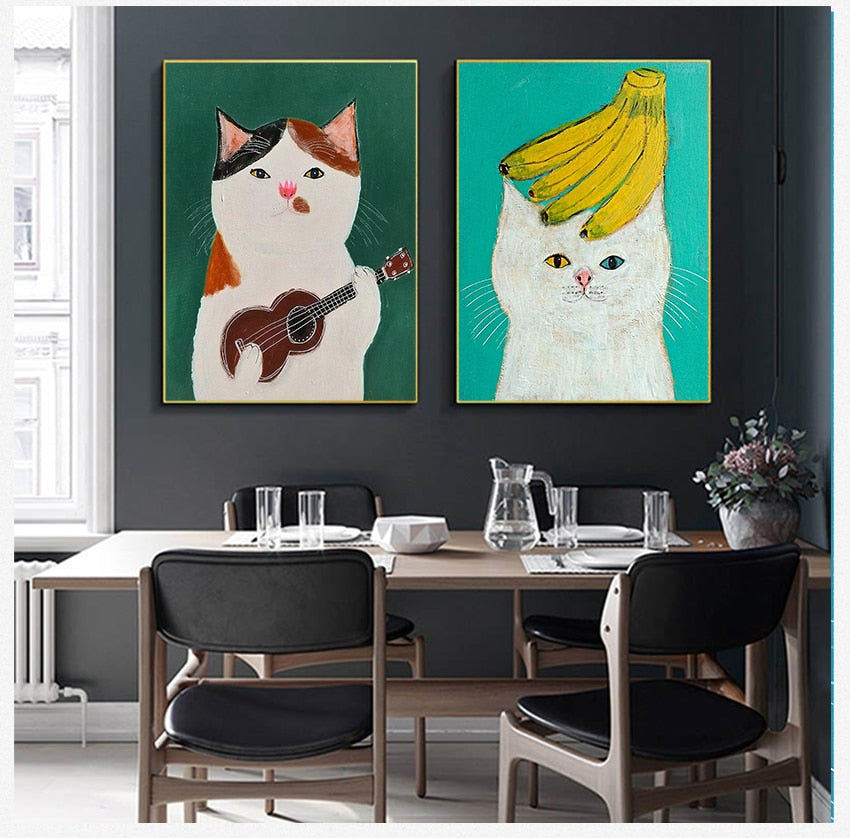 Calico Cat Painting