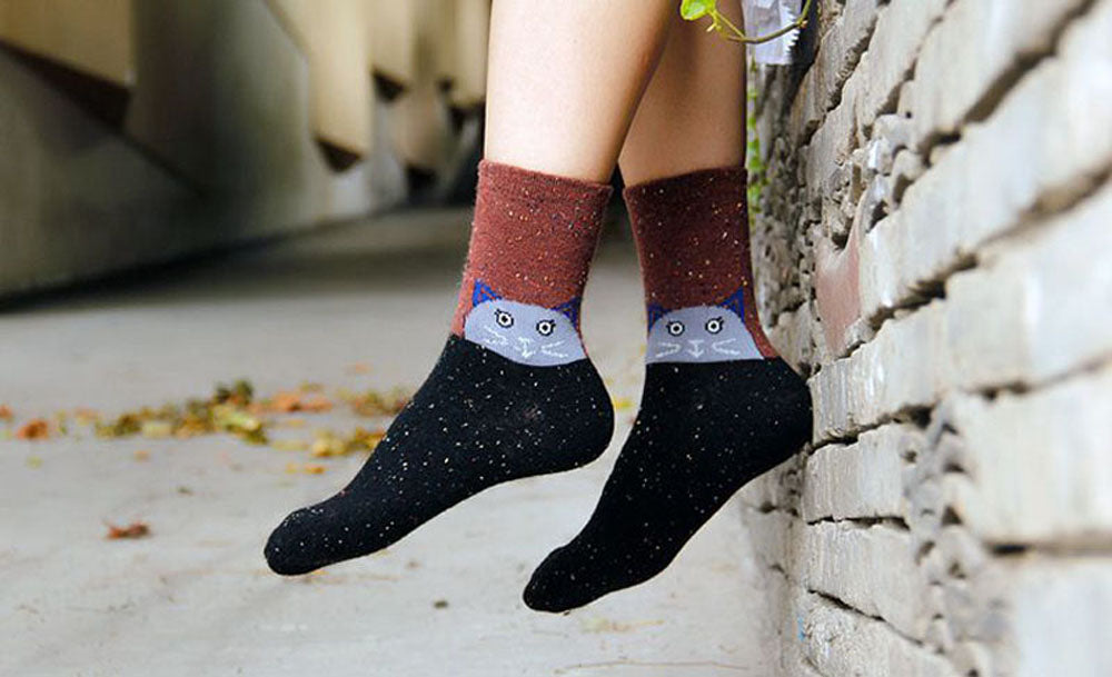 Calico Cat Socks - Cat Socks
