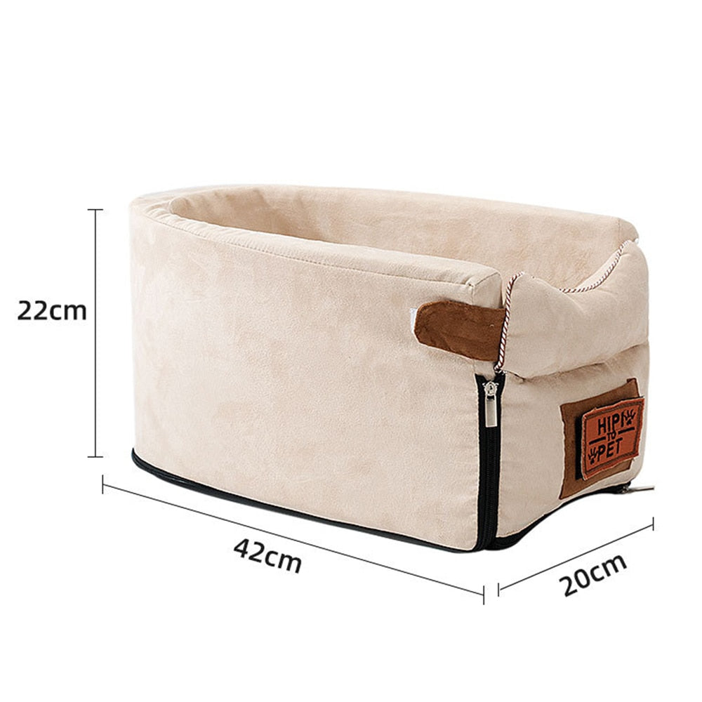 Car Cat Bag - Beige - Car Cat Bag