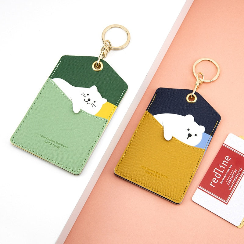 Card Holder Cat Keychain - Cat Keychains