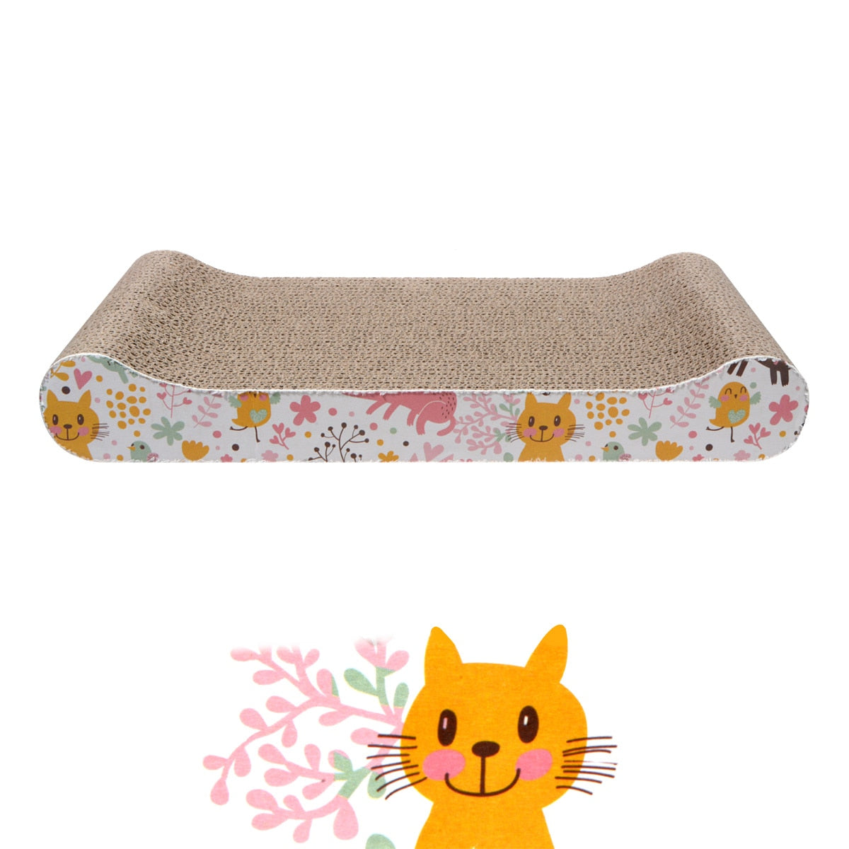 Cardboard Cat Scratcher Post - Cat scratching post