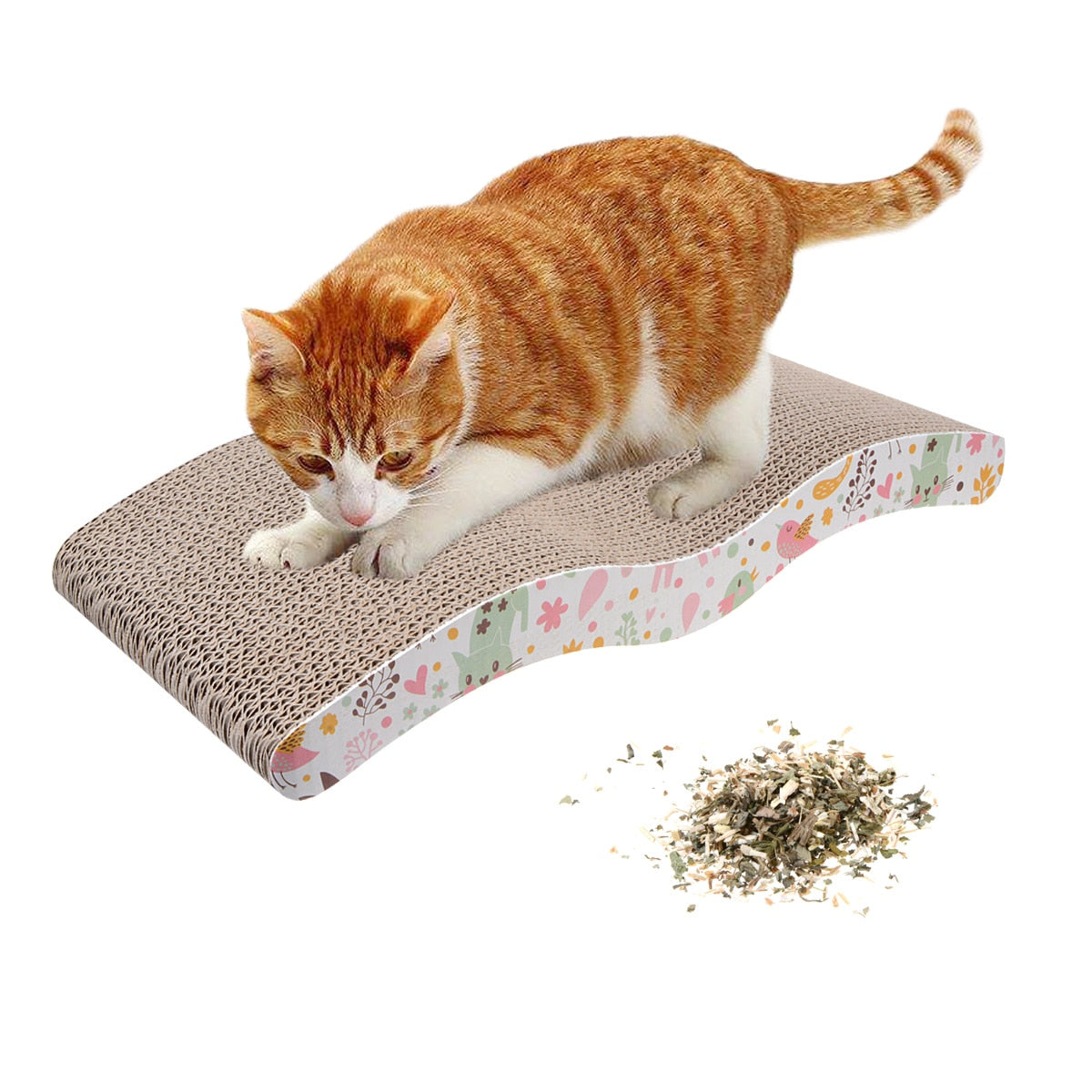 Cardboard Cat Scratcher Post - Cat scratching post