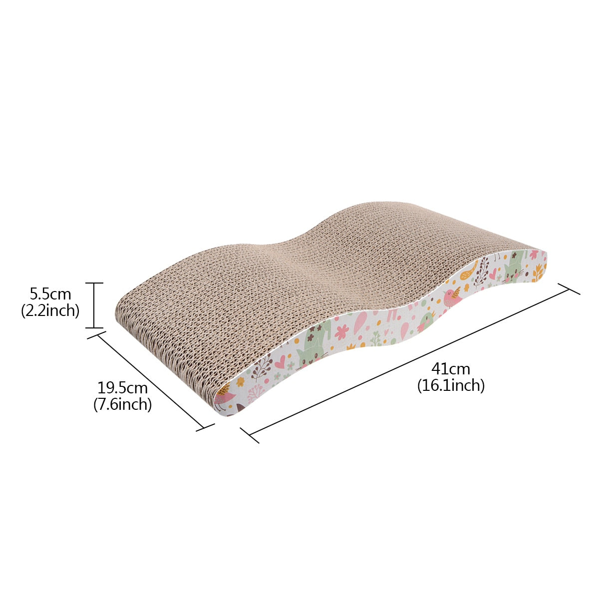 Cardboard Cat Scratcher Post - M-shape - Cat scratching post