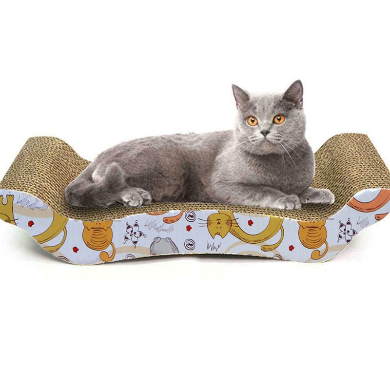 Cardboard Cat Scratcher Post - Cat scratching post