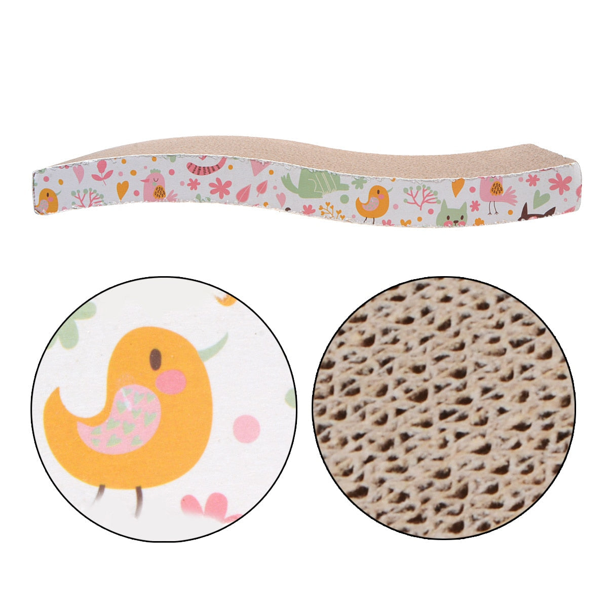 Cardboard Cat Scratcher Post - Cat scratching post