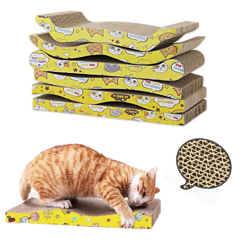 Cardboard Cat Scratching Post - Cat scratching post