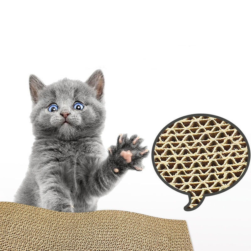 Cardboard Cat Scratching Post - Cat scratching post