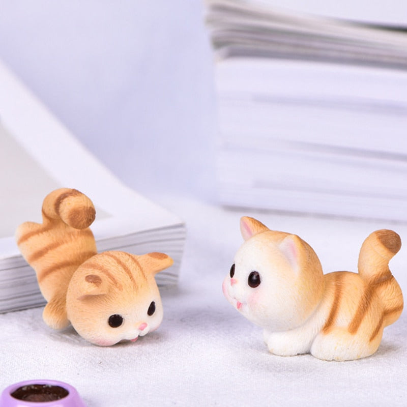 Cartoon Cat Figurines