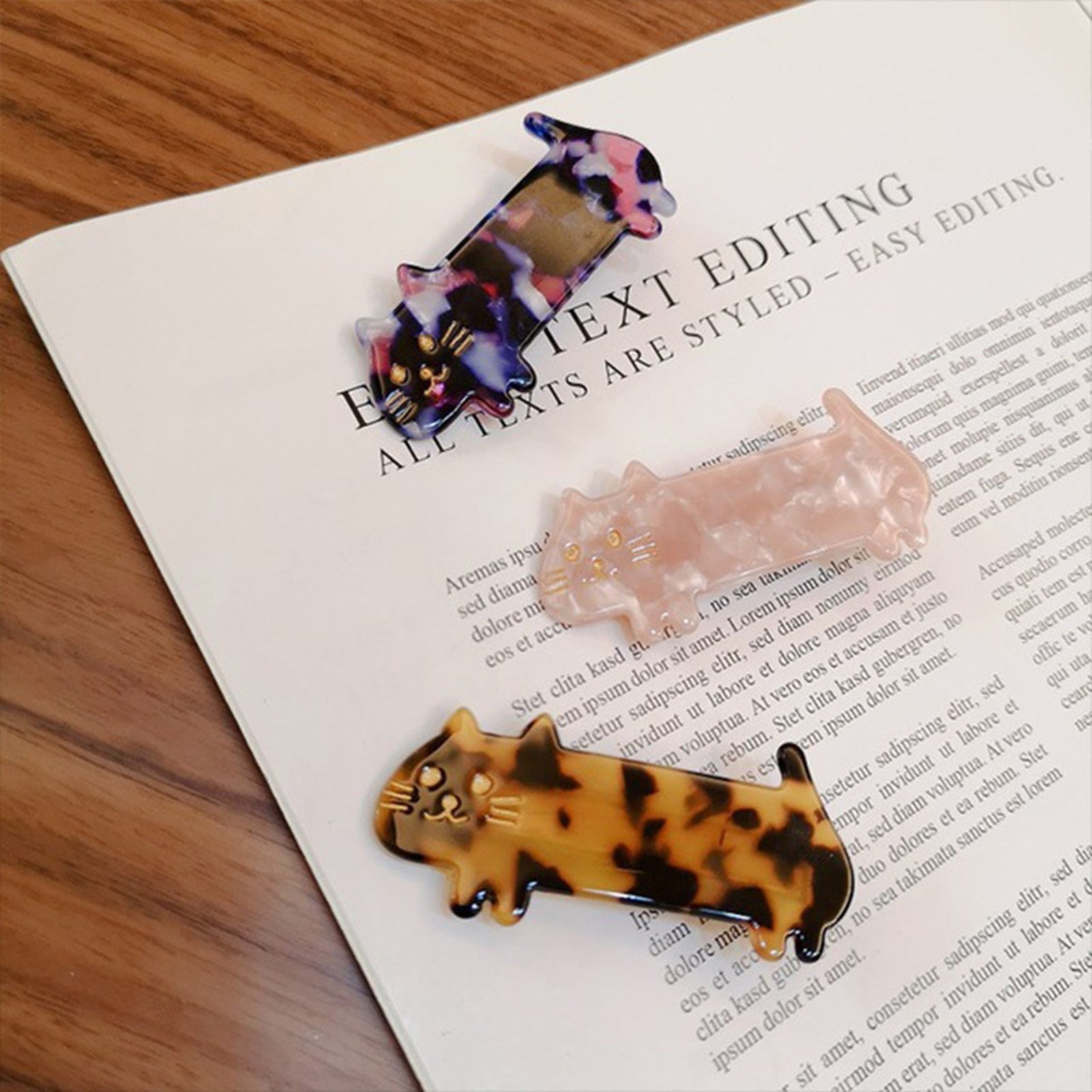 Cartoon Cat Hair Clip - Cat hair clips
