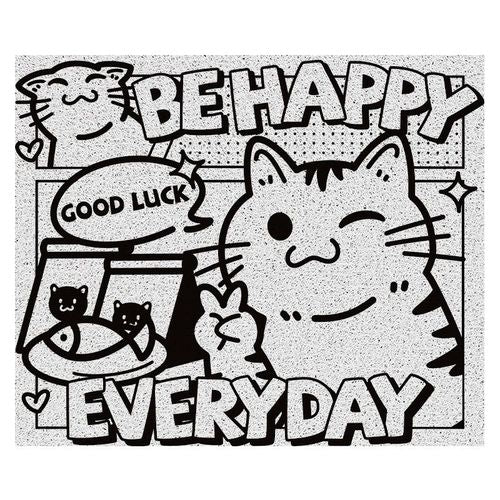 Cartoon Cat Rug - C / 45x75cm