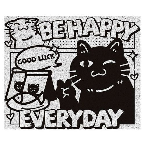 Cartoon Cat Rug - A / 45x75cm