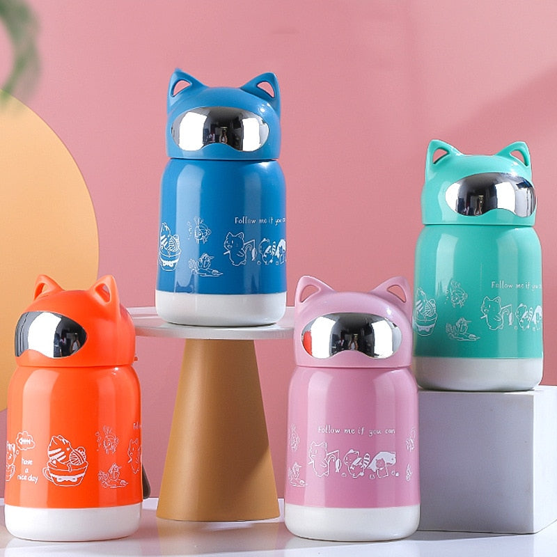 Cartoon Cat Thermos