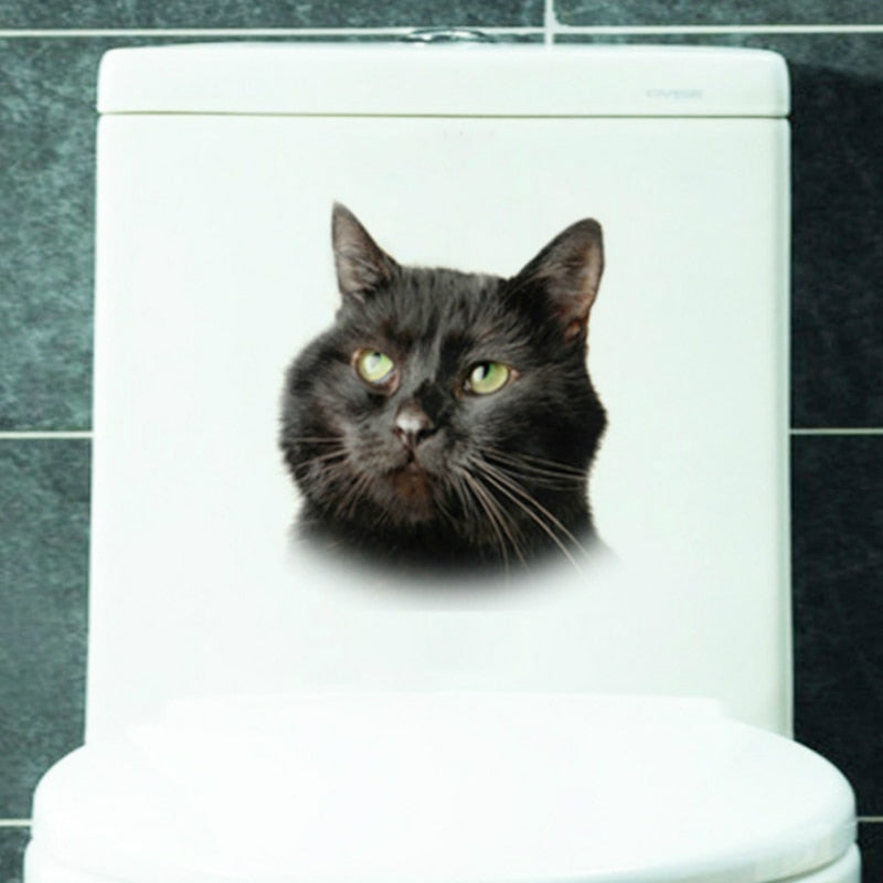 Cat 3D Stickers - Peaking