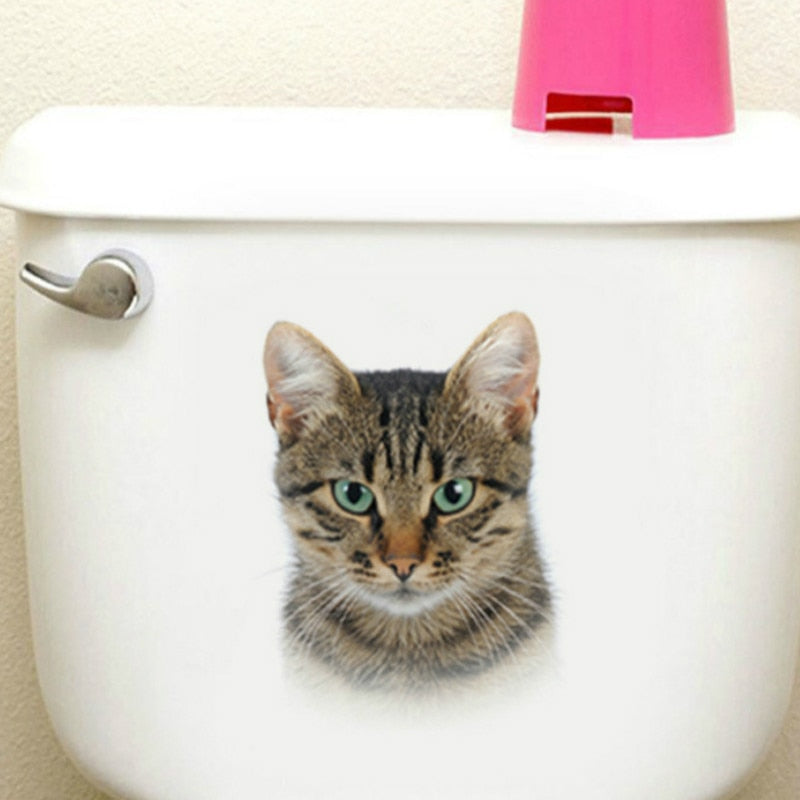 Cat 3D Stickers - Black Cat
