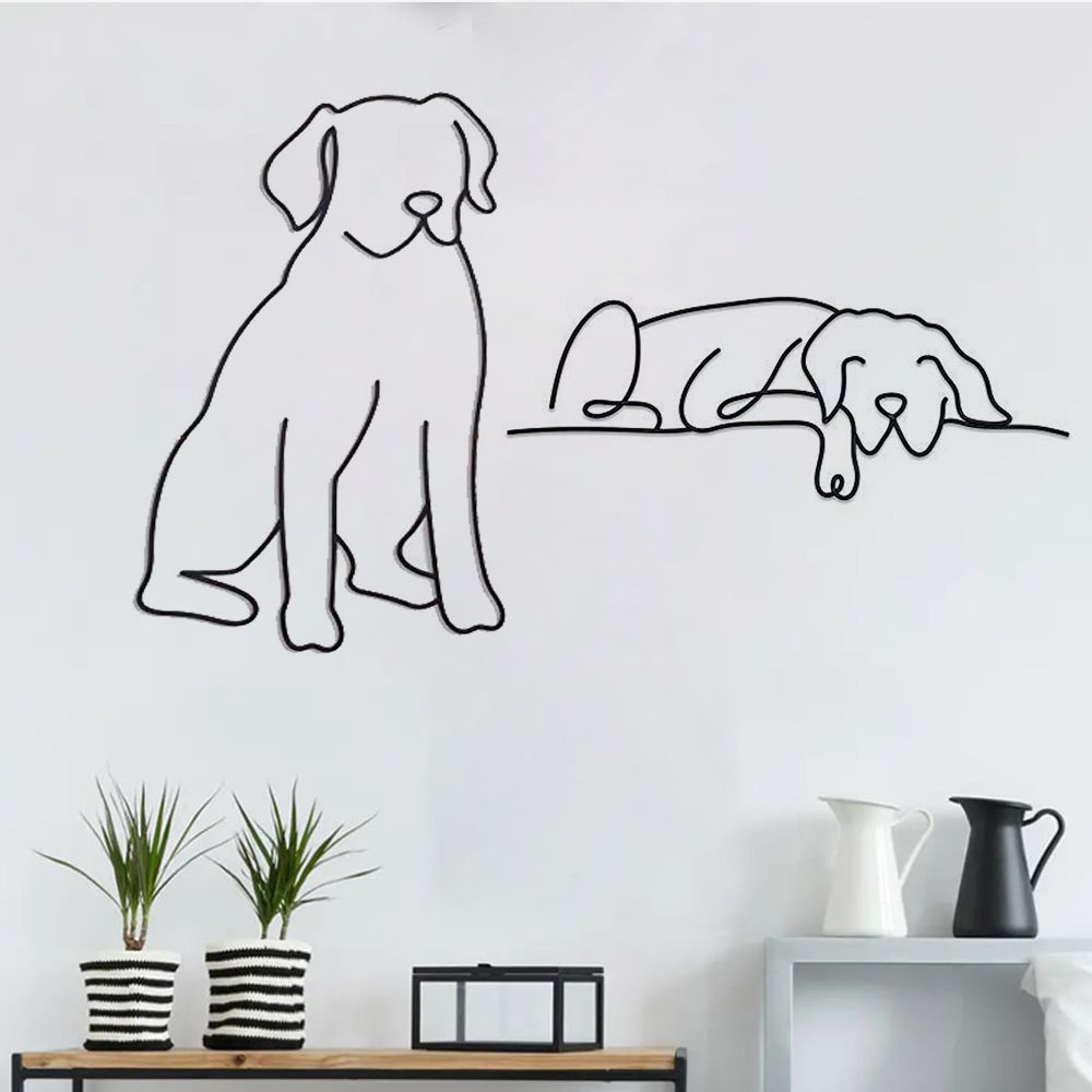 Cat and Dog Wall Art