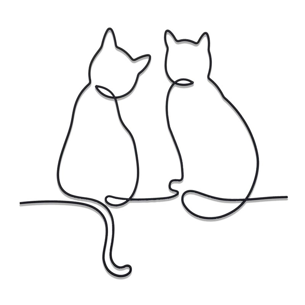 Cat and Dog Wall Art - Friend