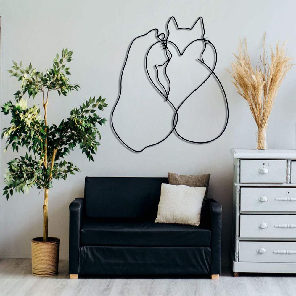 Cat and Dog Wall Art