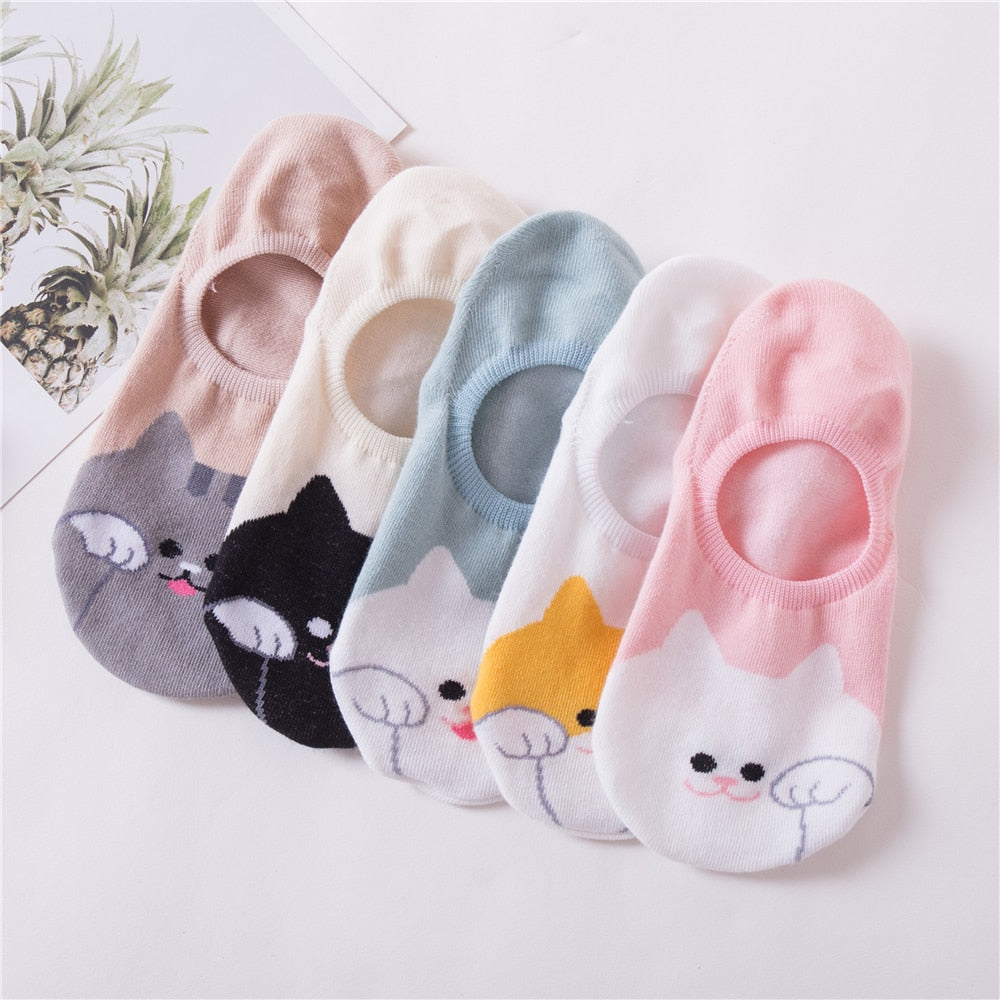 Cat Ankle Socks - Cat Socks