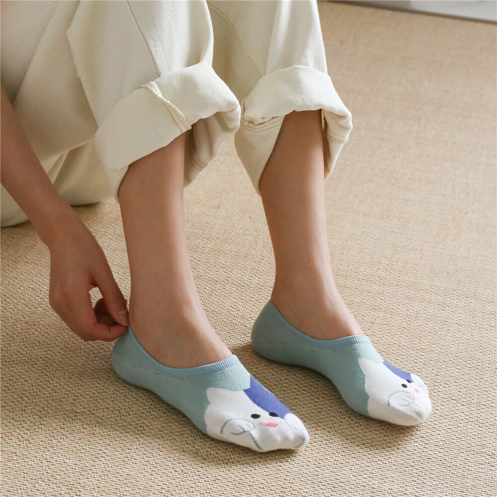 Cat Ankle Socks - Cat Socks