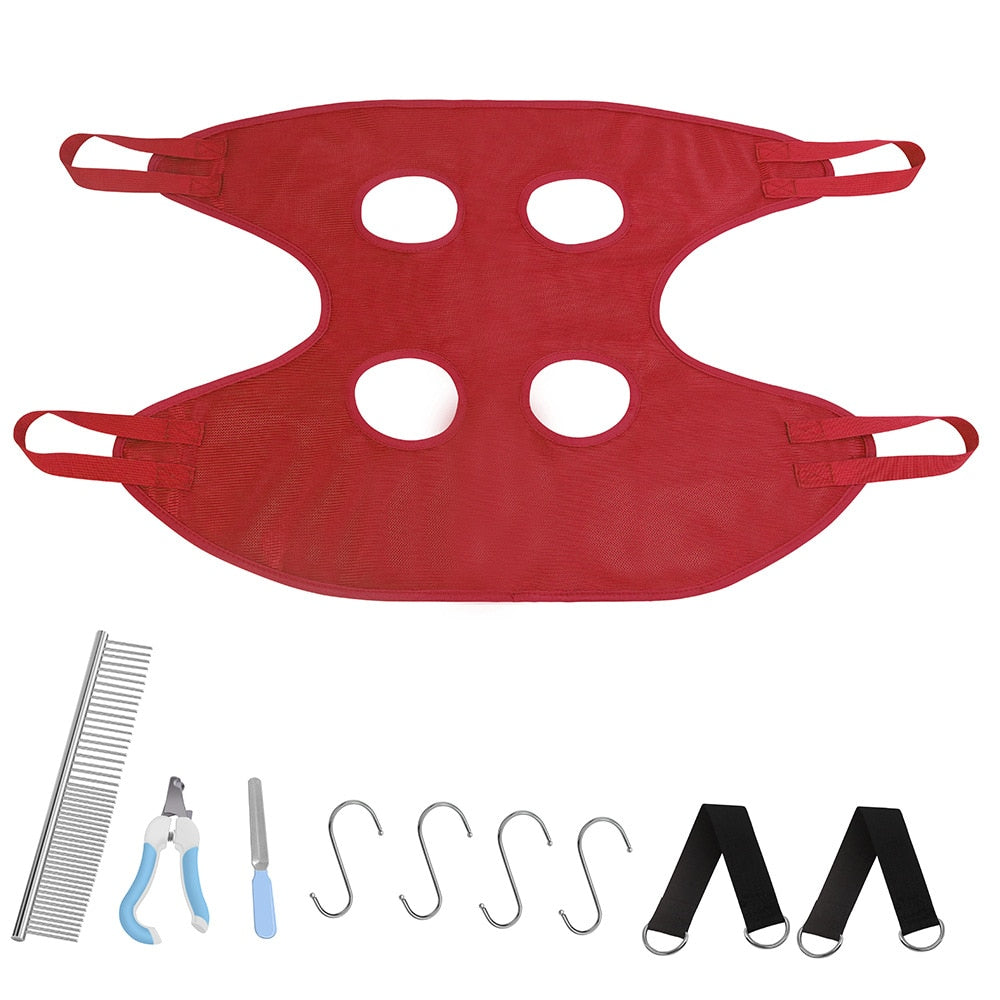 Cat Bath Harness - Red / 10kg - cat harness leash