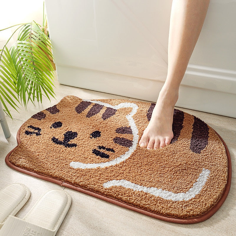 Cat Bathroom Rug