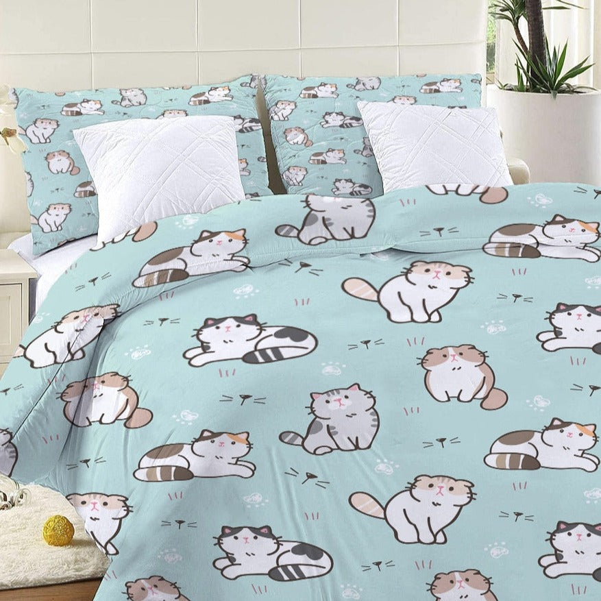 Cat Bed Cover - Blue / US Twin 173x218cm