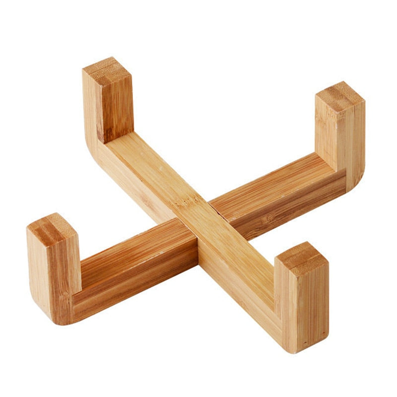 Cat Bowl Stand - Single Wooden Frame - Cat Bowls