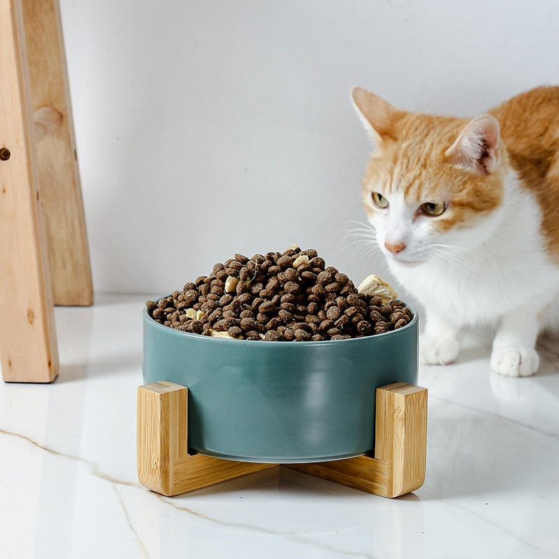 Cat Bowl Stand - Cat Bowls