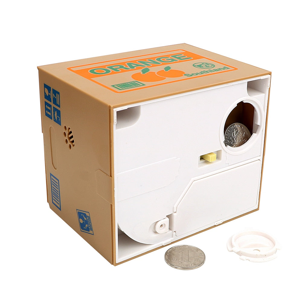 Cat Box Piggy Bank