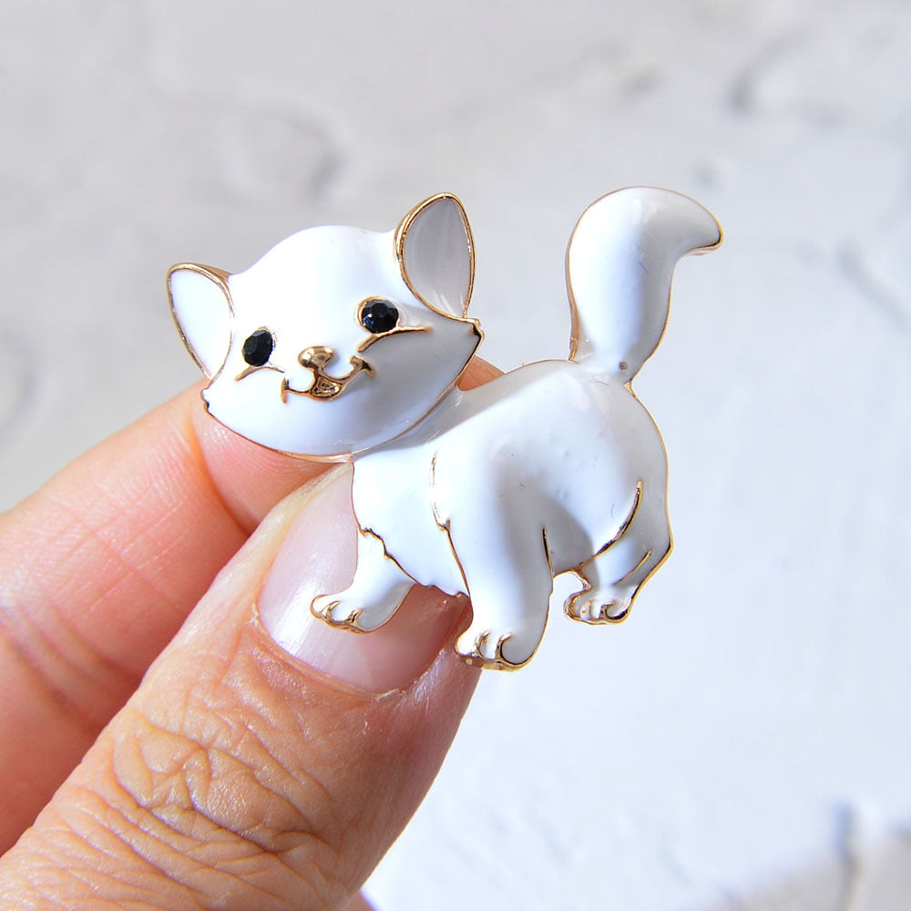 Cat Brooch Pin - cat brooch pin