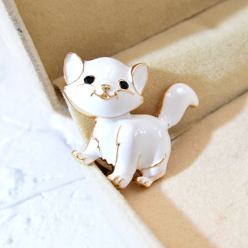 Cat Brooch Pin - cat brooch pin
