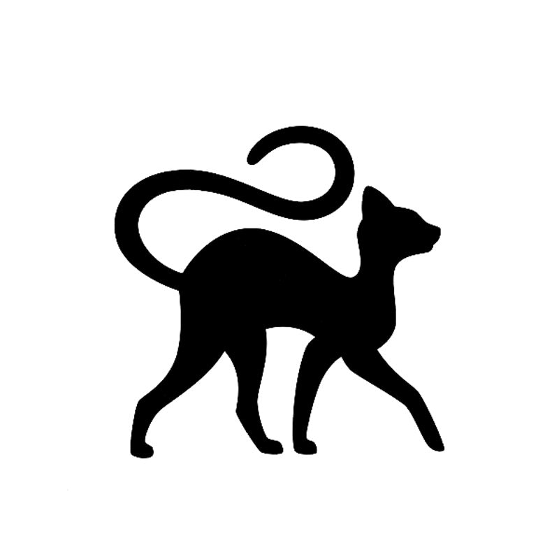 Cat Bumper Stickers - Black