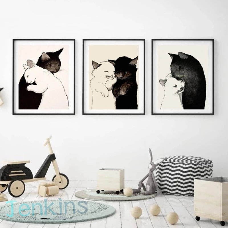 Cat Canvas Wall Art