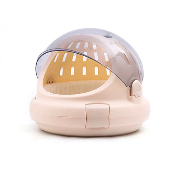 Cat Capsule Bed - Cream