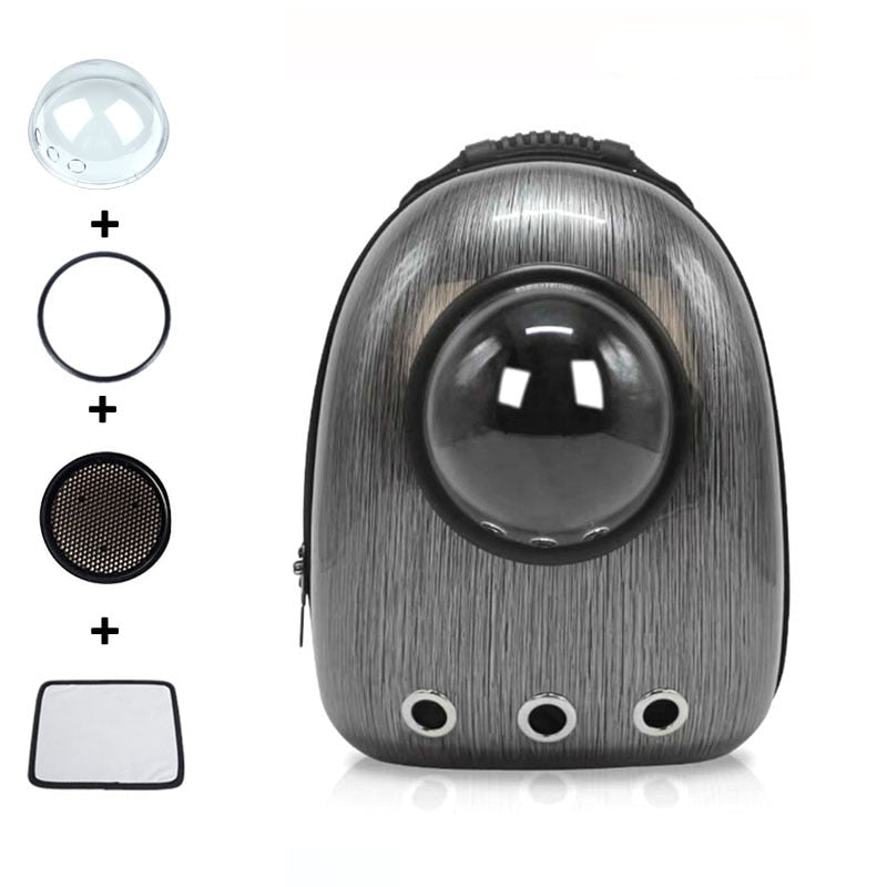 Cat Carrier Backpack for Large Cat - Dark gray - Cat Carrier