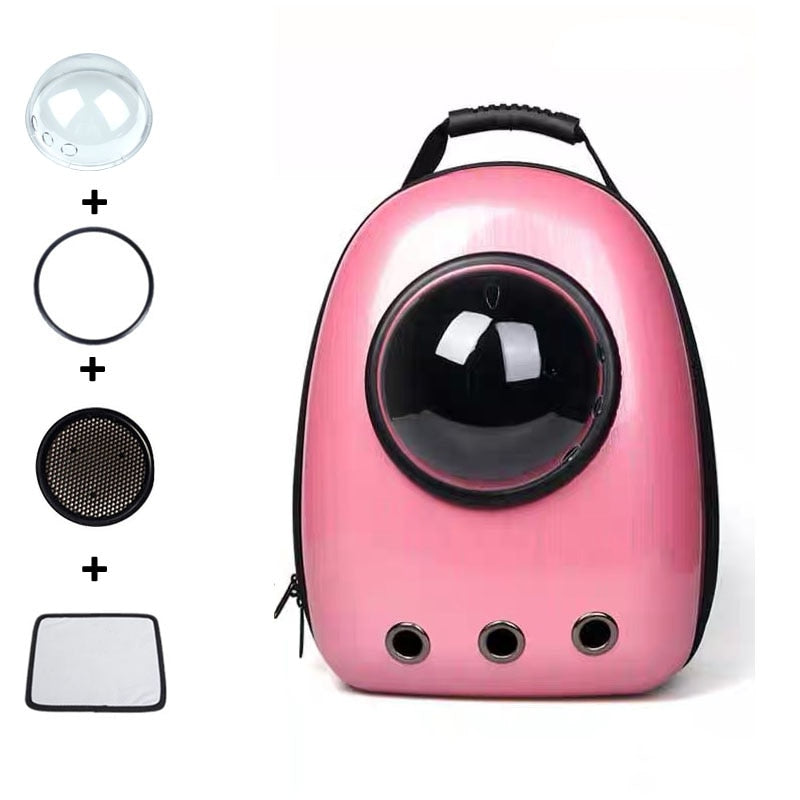 Cat Carrier Backpack for Large Cat - Pink - Cat Carrier