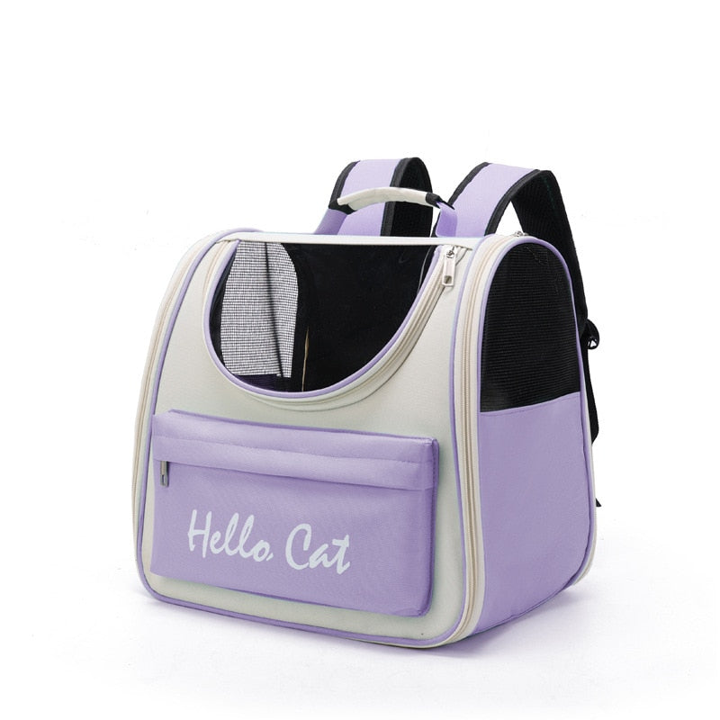 Cat Carry Backpack with Window - Purple - Cat Carry Backpack