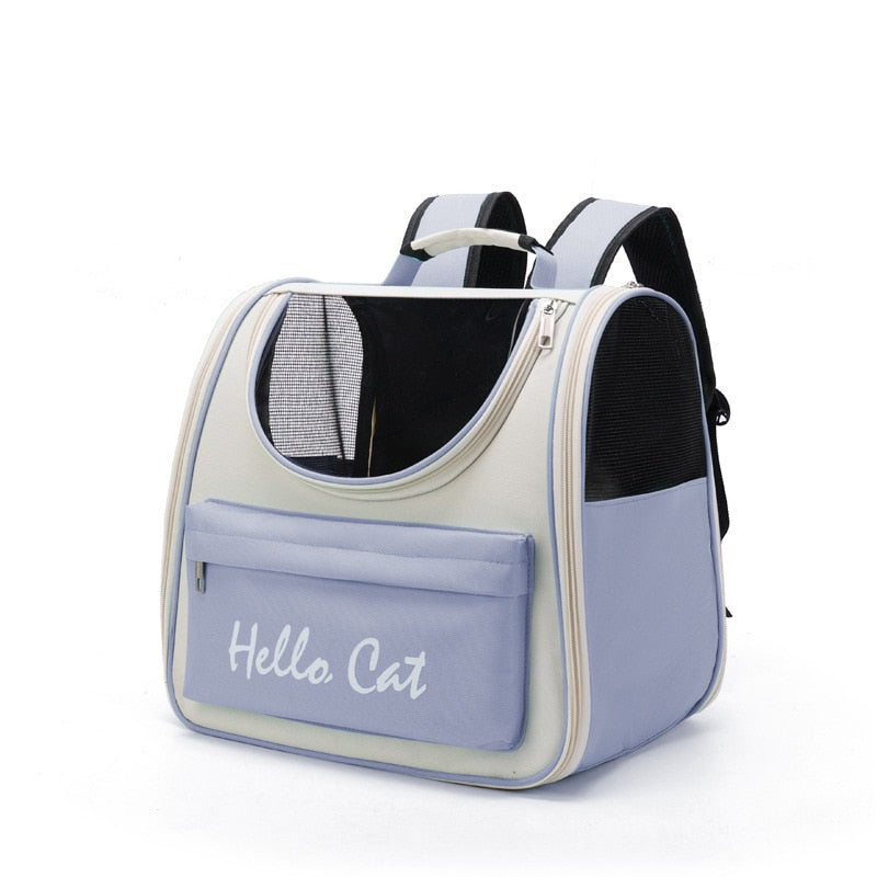 Cat Carry Backpack with Window - Blue - Cat Carry Backpack