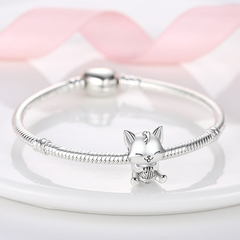 Cat Charm Bracelet - Cat charms