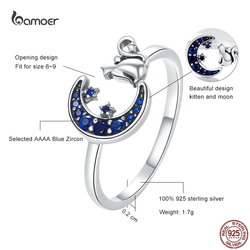Cat Circle Ring - cat rings