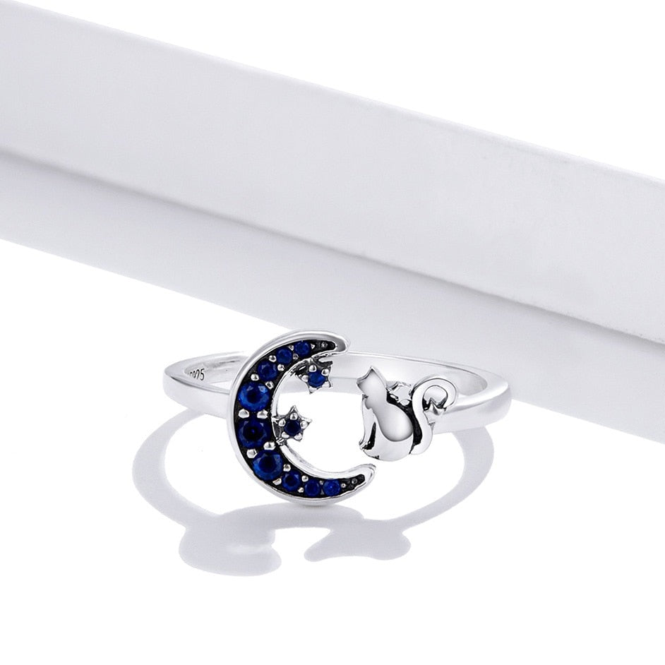 Cat Circle Ring - cat rings