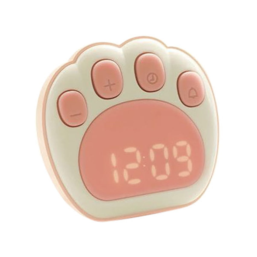 Cat Claw Alarm Clock - Pink