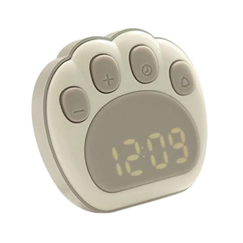 Cat Claw Alarm Clock - Gray